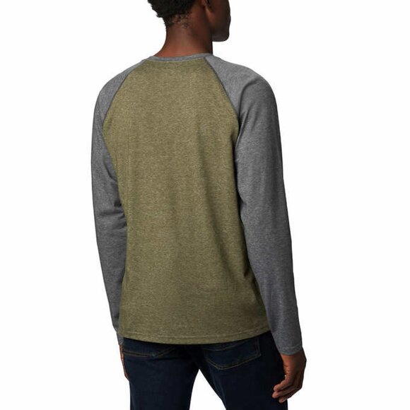 Columbia Men's Long Sleeve Raglan Tee NWT - Picture 2 of 2